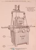 DoAll-Doall D-8 and D-10, Surface Grinder, Operation and Replacement Parts Manual 1962-D-10-D-8-02